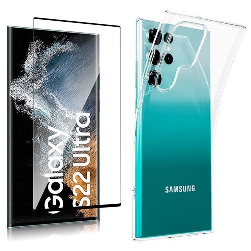 Coque transparent verre - +,